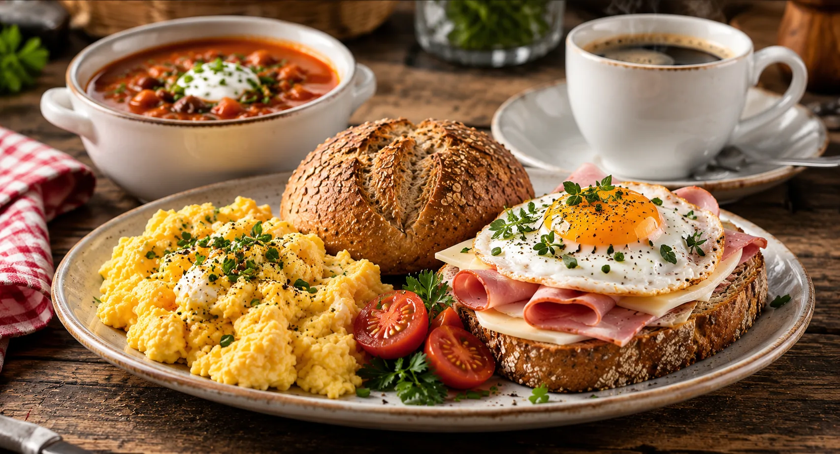 Handwerker Frühstück